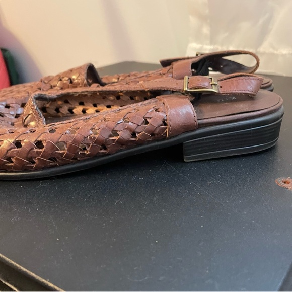 Kim Rodger’s Lindsey Woven Leather Slingback Flats - Picture 5 of 6